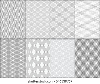 Geometric modern seamless pattern vector background
