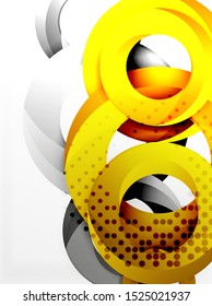 Formas geométricas modernas, fondo de patrón mínimo. Modelo de diseño moderno para el diseño de portadas para folletos, banners web, sitios de Internet, carteles, volantes. Arte vectorial