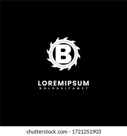 geometrisches, modernes, scharfes Zahnrad-Logo, kreatives Design-Konzept