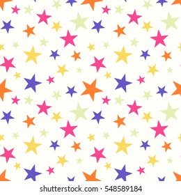 Geometric modern star seamless pattern print design 
