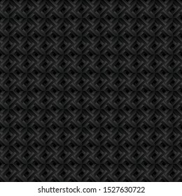 Geometric Modern Stylish Pattern. Seamless Black Background. Abstract Texture. Seamless Dark Pattern for Material Design