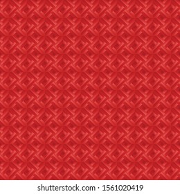 Geometric Modern Stylish Pattern. Seamless Red Background. Abstract Texture