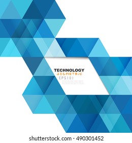 Modelo moderno geométrico para apresentação de negócios ou tecnologia. Abstrato transparente sobreposição geométrica em branco. Elemento site de apresentação online e espaço para o seu texto, ilustração vetorial