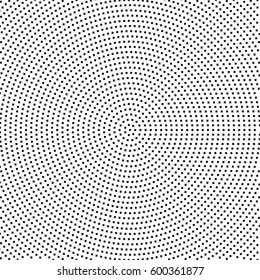 Geometric modern vector black and white pattern. Fine ornament with dotted elements. Geometric abstract pattern