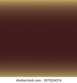 Geometric modern vector brown and golden pattern. Fine ornament with dotted elements. Geometric abstract pattern