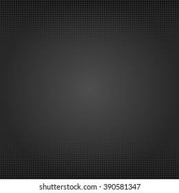 Geometric modern vector dark pattern. Fine ornament with dotted elements