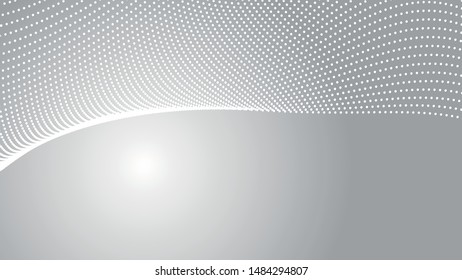 Geometric modern vector pattern. Fine ornament with white dots