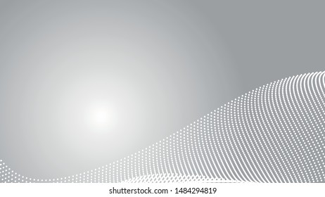 Geometric modern vector pattern. Fine ornament with white dots