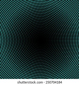 Geometric modern vector pattern. Texture with blue dotted elements