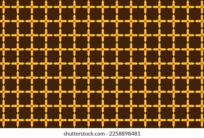 Geometric Modern Vector Seamless Black Golden Pattern