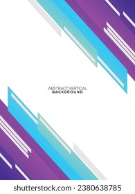 geometric modern vertical background design