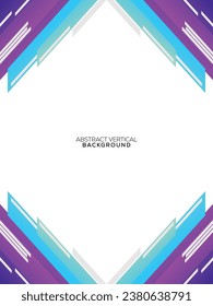 geometric modern vertical background design