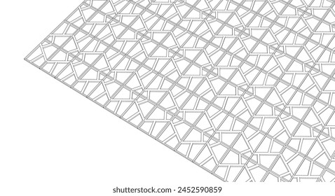 geometric modular texture 2d ornament