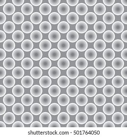 Geometric monochrome abstract seamless pattern.  Background design.