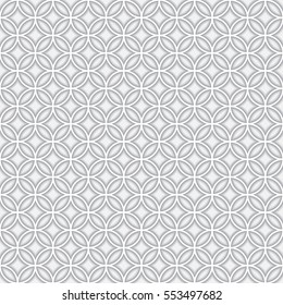 Geometric monochrome abstract seamless pattern.  Background design.
