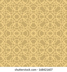 Geometric monochrome background, vector seamless pattern, fabric, beige wallpaper, wrapping, simple ornaments for decoration and design