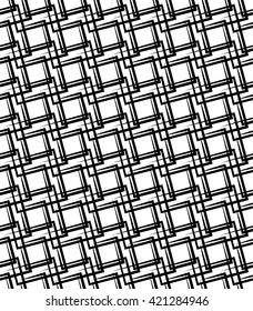 Geometric monochrome pattern (Seamlessly repeatable)