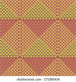 Geometric monochrome pattern of triangles, seamless vector background.