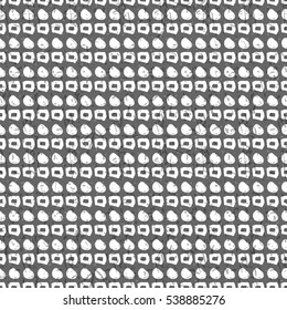 Geometric monochrome seamless pattern