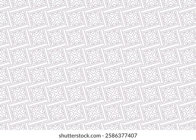 Geometric Monochrome Seamless Pattern background