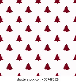 Geometric monochrome seamless pattern Christmas for winter holidays design. Modern Christmas pattern.