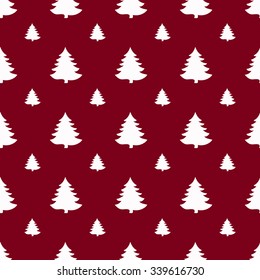 Geometric monochrome seamless pattern Christmas for winter holidays design. Modern Christmas pattern.