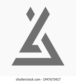 A geometric monogram of the letter JL. Simple and easy to remember. Youthful, playful, and contains values of unity and loyalty. Suitable for various logo projects such as clothing, etc.