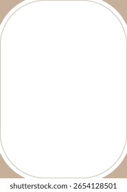 Elemento de design de quadro monocromático geométrico