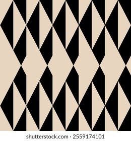 Geometric Monotone Rythm Decorative seamless pattern. Repeating background. Tileable wallpaper print.