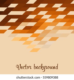 Geometric mosaic background. Abstract pattern of geometric shapes. Vector illustration.