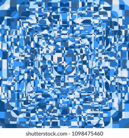 Geometric mosaic background. Abstract background of geometric shapes. Template for your design. Vector illustration