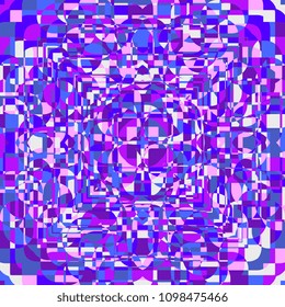 Geometric mosaic background. Abstract background of geometric shapes. Template for your design. Vector illustration