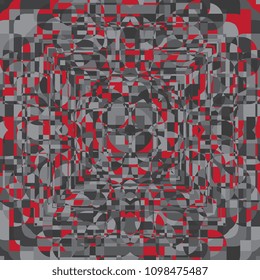 Geometric mosaic background. Abstract background of geometric shapes. Template for your design. Vector illustration