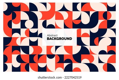 Geometric Mosaic background. Vector illustration