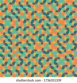 Geometrisches Mosaik-farbiges nahtloses Muster