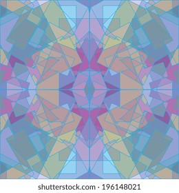 geometric mosaic design