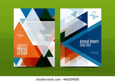 Geometric mosaic design, a4 size business corporate correspondence letter cover. Leaflet, annual report identity template