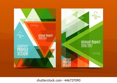 Geometric mosaic design, a4 size business corporate correspondence letter cover. Leaflet, annual report identity template