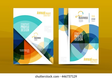 Geometric mosaic design, a4 size business corporate correspondence letter cover. Leaflet, annual report identity template