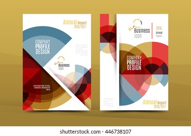 Geometric mosaic design, a4 size business corporate correspondence letter cover. Leaflet, annual report identity template