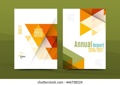 Geometric mosaic design, a4 size business corporate correspondence letter cover. Leaflet, annual report identity template