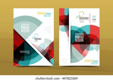 Geometric mosaic design, a4 size business corporate correspondence letter cover. Leaflet, annual report identity template