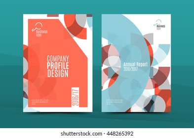 Geometric mosaic design, a4 size business corporate correspondence letter cover. Leaflet, annual report identity template