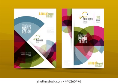 Geometric mosaic design, a4 size business corporate correspondence letter cover. Leaflet, annual report identity template
