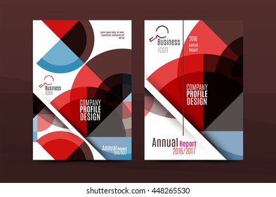 Geometric mosaic design, a4 size business corporate correspondence letter cover. Leaflet, annual report identity template