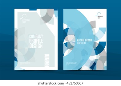 Projeto de mosaico geométrico, a4 tamanho empresa correspondência carta capa. Folheto informativo, modelo de relatório anual de identificação