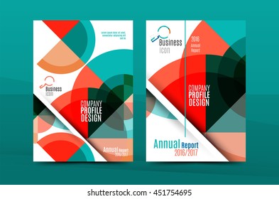 Geometric mosaic design, a4 size business corporate correspondence letter cover. Leaflet, annual report identity template