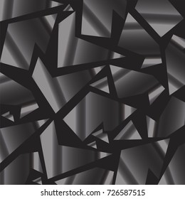 Geometric mosaic gray,dark background
