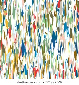 Geometric mosaic pattern. Trendy abstract background of geometric shapes. Colorful geometric mosaic