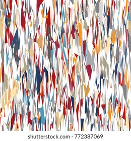 Geometric mosaic pattern. Trendy abstract background of geometric shapes. Colorful geometric mosaic
